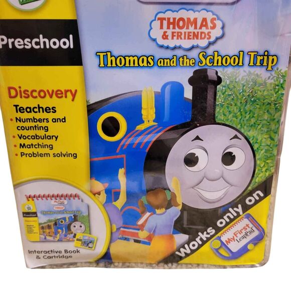 My First LeapPad Thomas the Train & Friends and the School Trip Cartridge & book - Picture 1 of 6